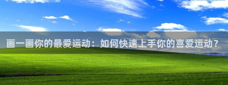意昂体育凯捷平台主管：画一画你的最爱运动：如何快速上手你的喜爱运动？